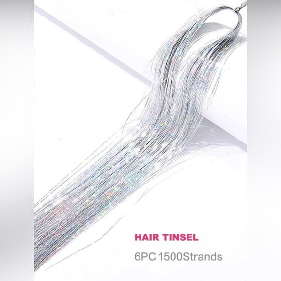 🆕 NEW DIY 36 inch Hair Extensions Tinsel Kit - Picture 3 of 4